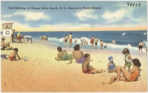 Surf bathing, at Ocean Drive Beach, S. C., America's finest strand