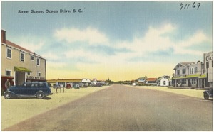 Street scene, Ocean Drive, S. C.