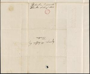 Zebulon Ingersoll to George Coffin, 15 August 1843