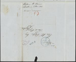 William Thomas to George Coffin, 25 March 1845