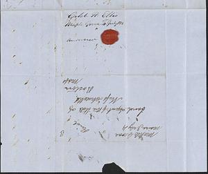 Caleb H. Ellis to George Coffin, 4 July 1851