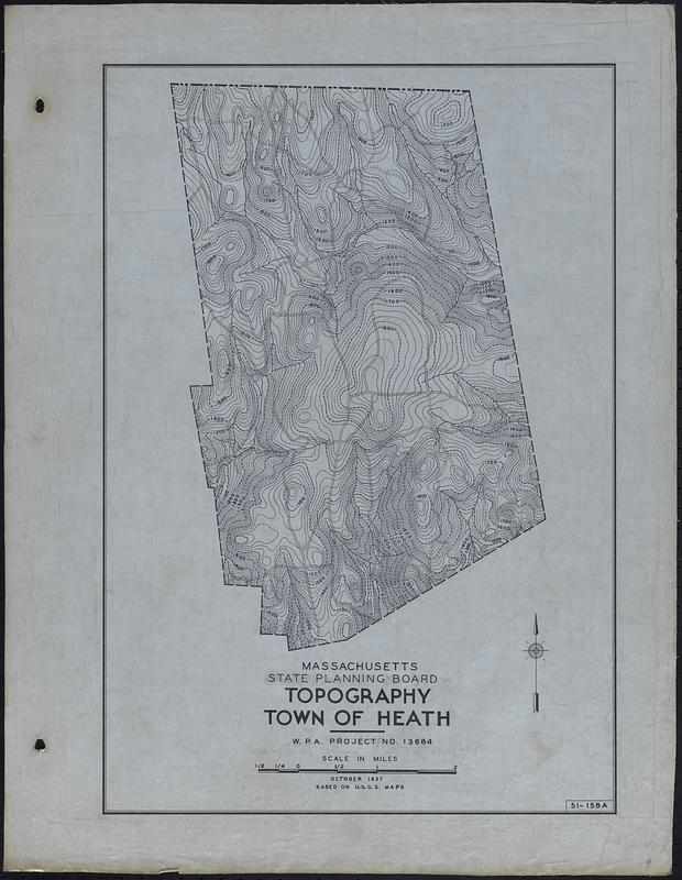 Topography Town of Heath