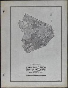 Land Utilization City of Waltham