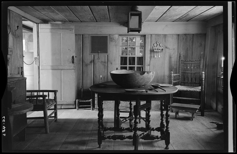 The pineceiled room, a rare survivor from the early 18th century