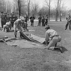 ROTC inspection, Buttonwood Park, New Bedford