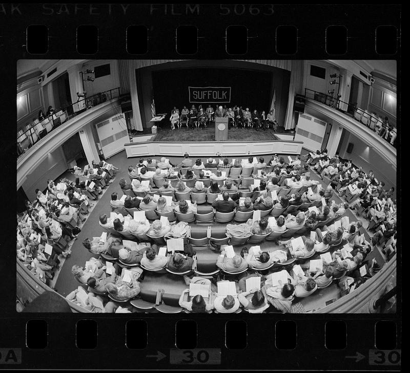 Suffolk University graduation exercises, Boston