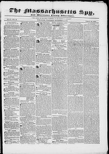 The Massachusetts Spy, and Worcester County Advertiser