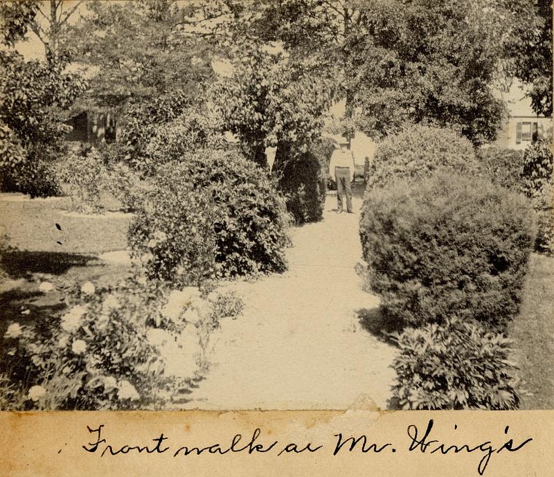 Front walk at Mr. Wing's, South Yarmouth, Mass.