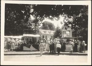 Booths at street fair