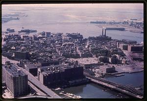 View of Boston from above