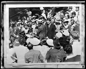 A crowd of people
