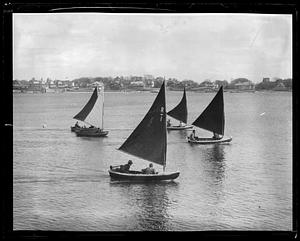 Frostbite yacht - race in zero weather, Marblehead