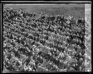 A crowd of people