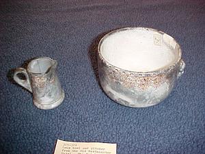 Bowl and pitcher