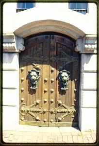 Boston: Entrance to Somerset Club Beacon Hill, 1984