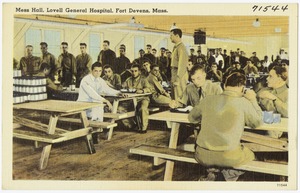 Mess Hall, Lovell General Hospital, Fort Devens, Mass.