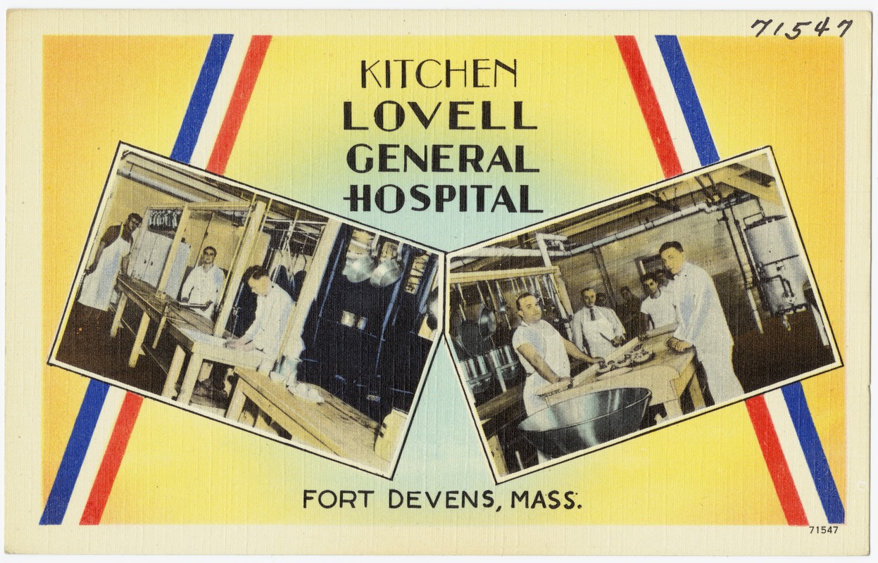 Kitchen, Lovell General Hospital, Fort Devens, Mass.