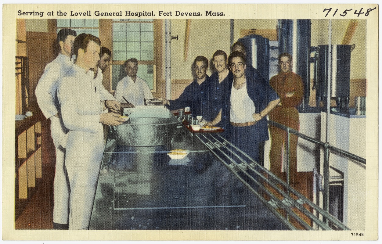 Serving at Lovell General Hospital, Fort Devens, Mass.