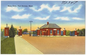 Main gate, Fort Devens, Mass.