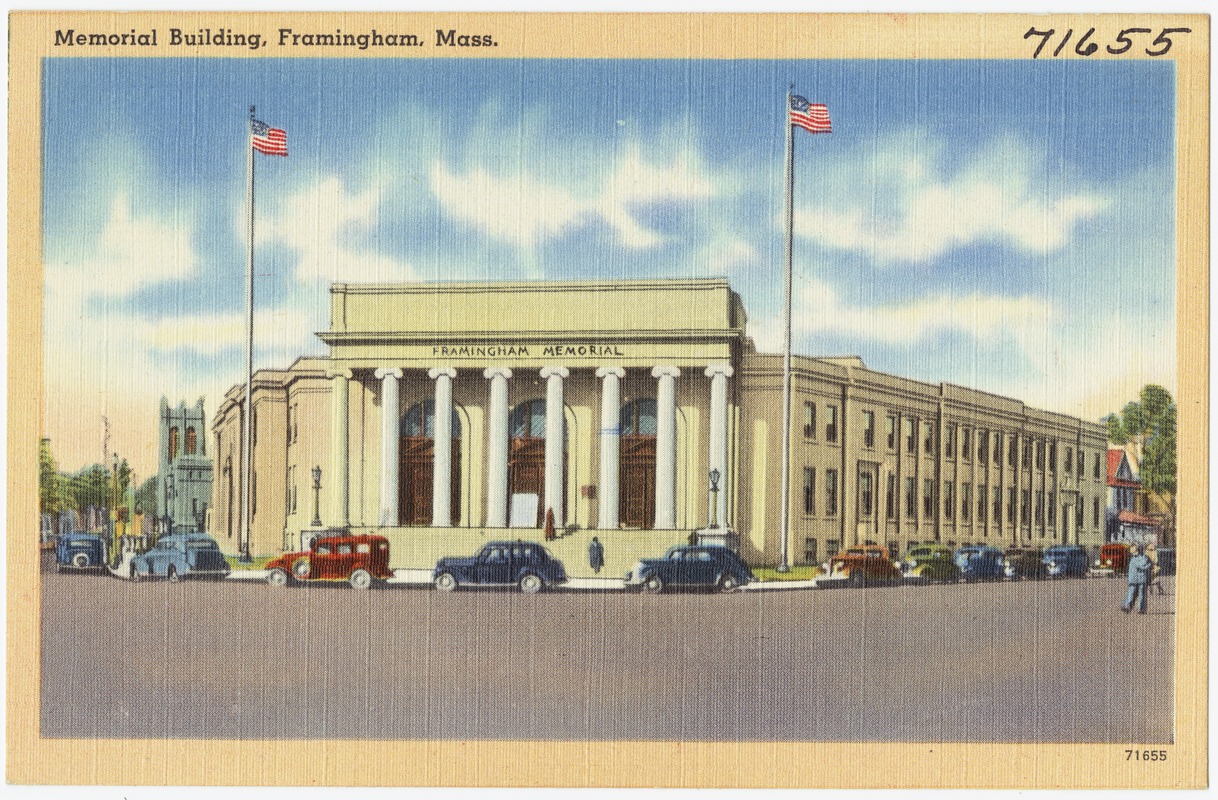 Memorial Building, Framingham, Mass. - Digital Commonwealth