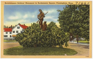 Revolutionary Soldiers' Monument in Buckminster Square, Framingham, Mass.