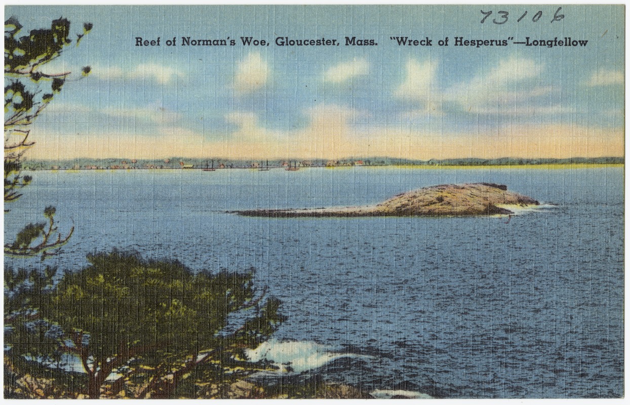 Reef of Norman's Woe, Gloucester, Mass. "Wreck of Hesperus" -- Longfellow