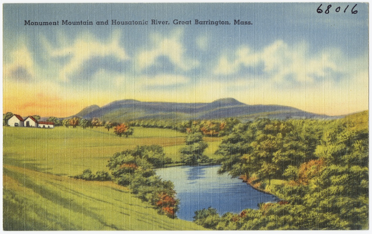 Monument Mountain and Housatonic River, Great Barrington, Mass.