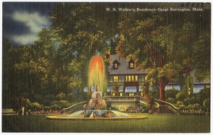 W. H. Walker's Residence, Great Barrington, Mass.