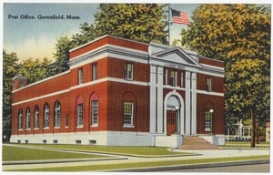 Post office, Greenfield, Mass.