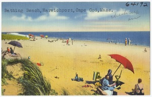 Bathing beach, Harwichport, Cape Cod, Mass.