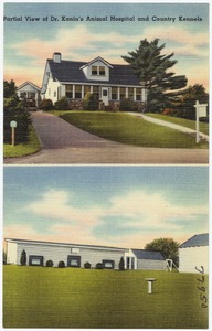 Partial view of Dr. Kanin's Animal Hospital and Country Kennels