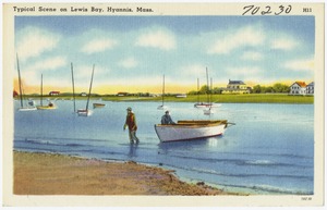 Typical scene on Lewis Bay, Hyannis, Mass.