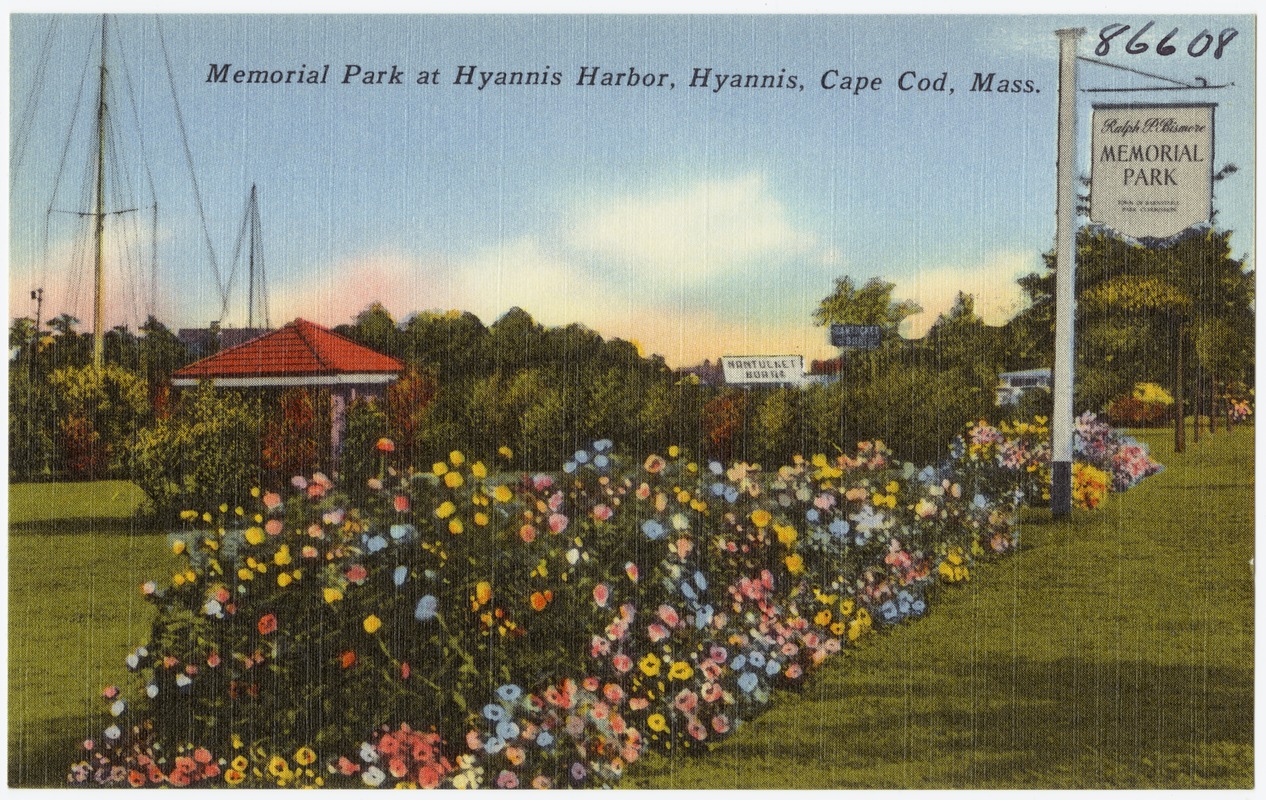 Memorial Park at Hyannis Harbor, Hyannis, Cape Cod, Mass.