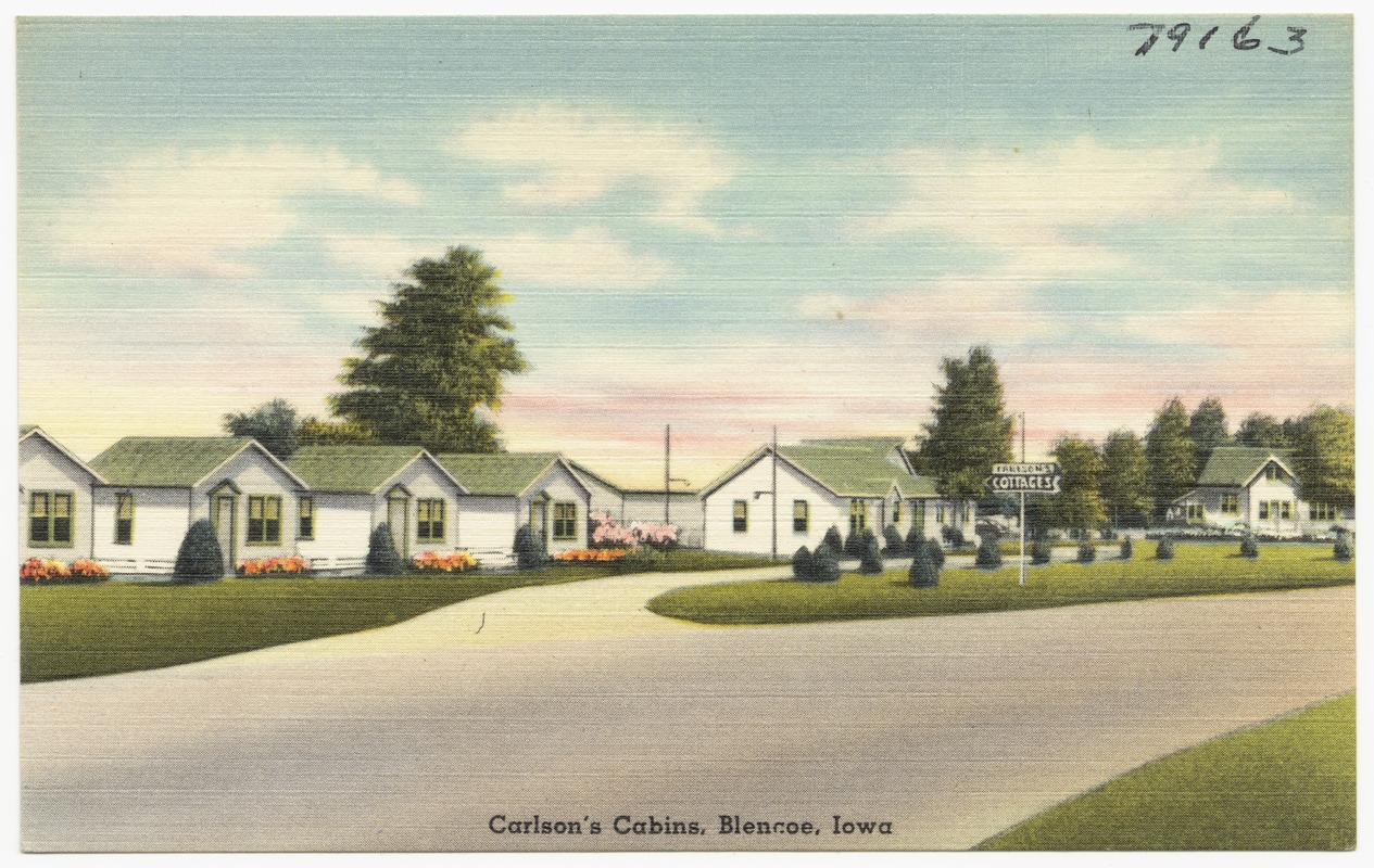 Carlson's Cabins, Blencoe, Iowa - Digital Commonwealth