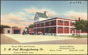 E. M. Peet Manufacturing Co., Home office and factory, Council Bluffs, Iowa