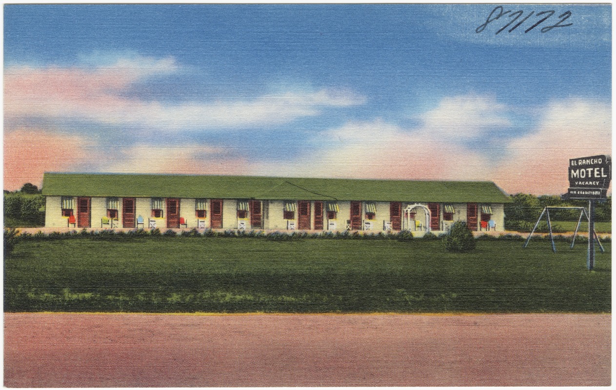 El Rancho Motel, located 1 1/2 miles north of Keokuk, Iowa, on Highway 61-218