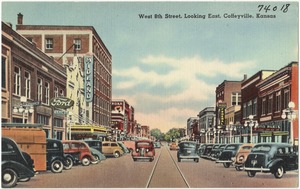 West 8th Street, looking east, Coffeyville, Kansas