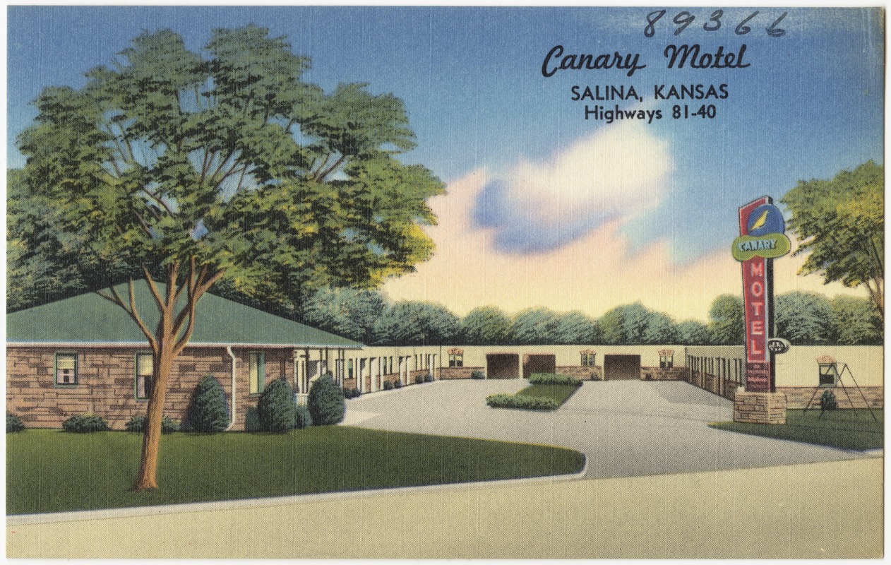 Canary Motel, Salina, Kansas, Highways 81-40