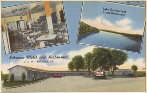 Lakeview Motel and Restaurant, U. S. 27 -- Burnside, KY.