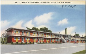 Stewart's Motel & Restaurant, on Corbin's south side, 25W Highway