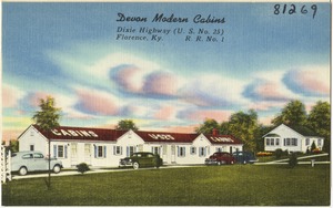 Devon Modern Cabins, Dixie Highway (U. S. No. 25), Florence, Ky., R. R. No. 1