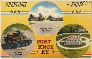 Greetings from Fort Knox, KY.