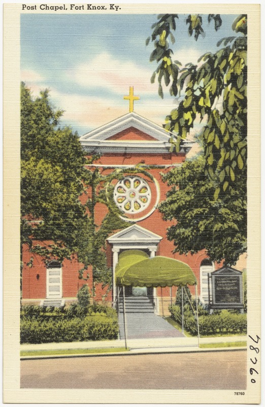 Post Chapel, Fort Knox, Ky. Digital Commonwealth