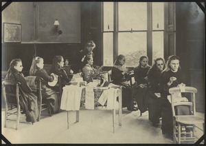 Sewing Class, The Royal Normal College for the Blind, England