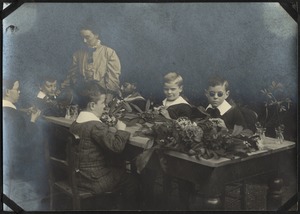 Nature Study Class, The Royal Normal College for the Blind, England