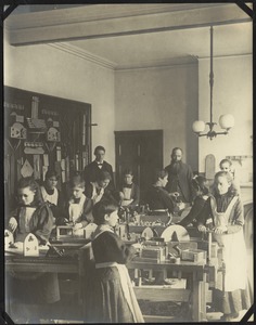 Sloyd Shop Class, The Royal Normal College for the Blind, England