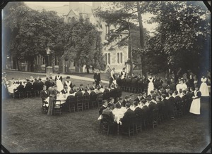 Tea on "The Mount" Terrace, The Royal Normal College for the Blind, England