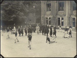 Exercising on Parade Ground, The Royal Normal College for the Blind, England