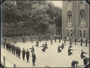 Group Exercise, The Royal Normal College for the Blind, England