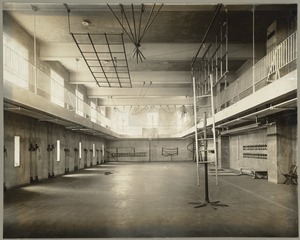 Construction of Upper School Gym, Perkins School for the Blind